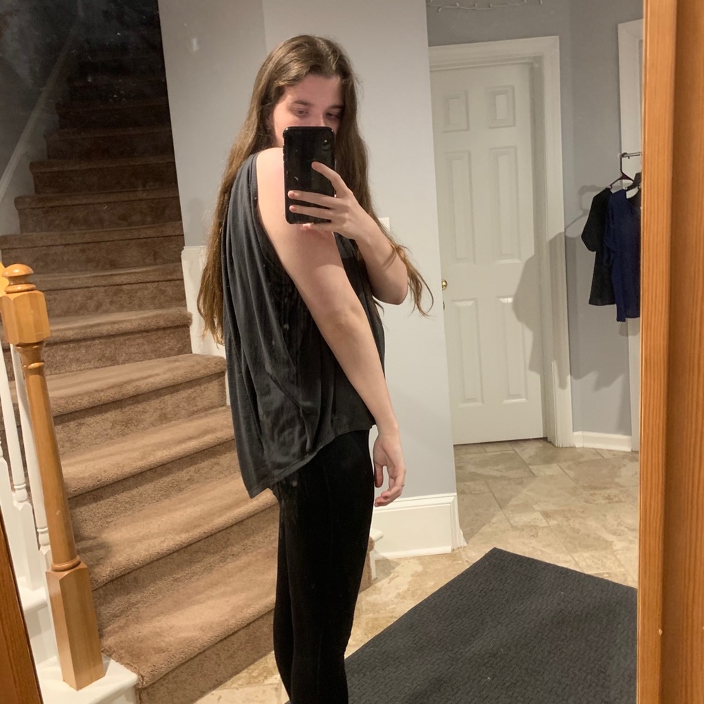 american eagle - bat wing blouse - Picture 2 of 4